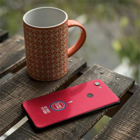 NBA Detroit Pistons Distressed Google Pixel 3a Skin